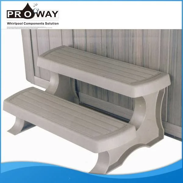 PP Material Hot Tub Swim SPA Steps SPA Accessories Swim Pool Wood Hot Tub Steps